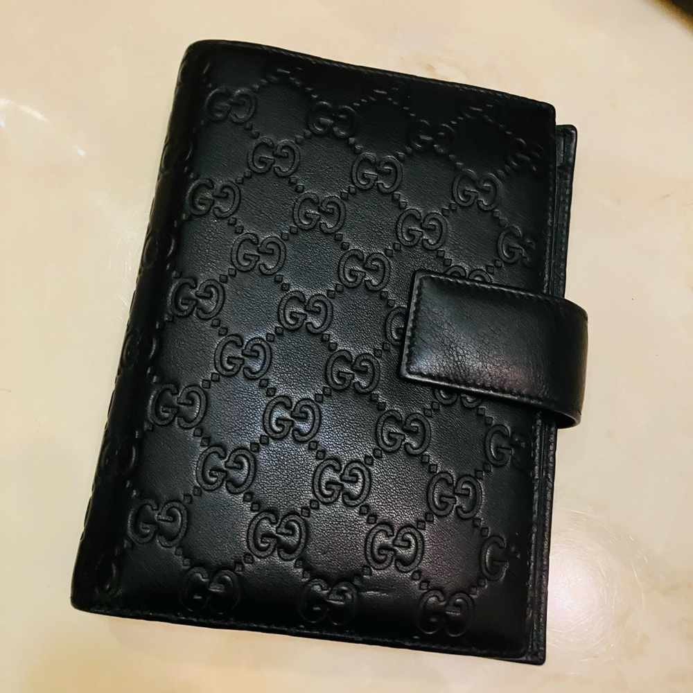 Gucci GG Guccissima Organizer Agenda MM plus inserts.